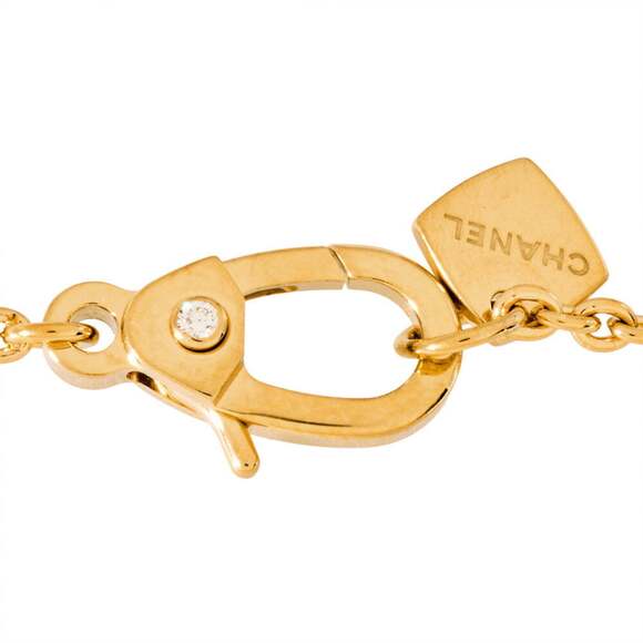 CHANEL Coco Crush Diamond Necklace J12102 18KPG 7.9g Pink Gold Beige Women's - Picture 6 of 9